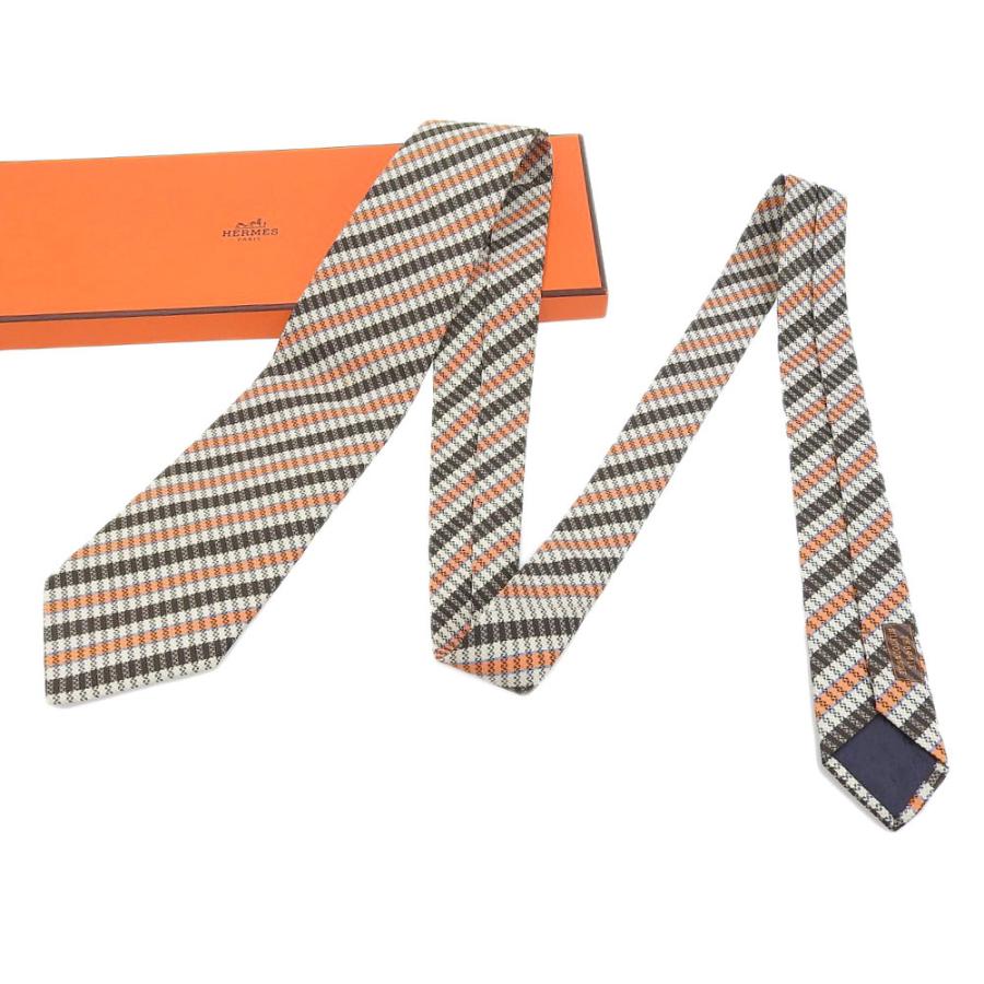 HERMES（エルメス） 超美品 箱付 現行タグ 総刺繍柄 レジメンタル