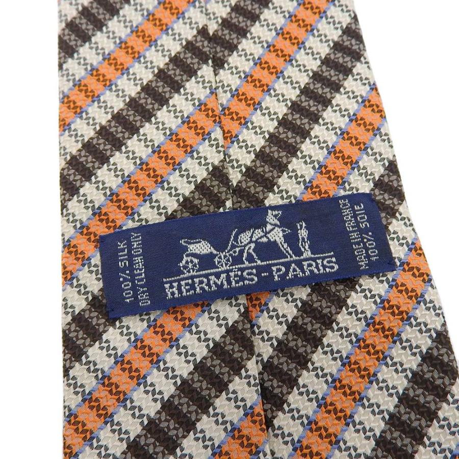 HERMES（エルメス） 超美品 箱付 現行タグ 総刺繍柄 レジメンタル