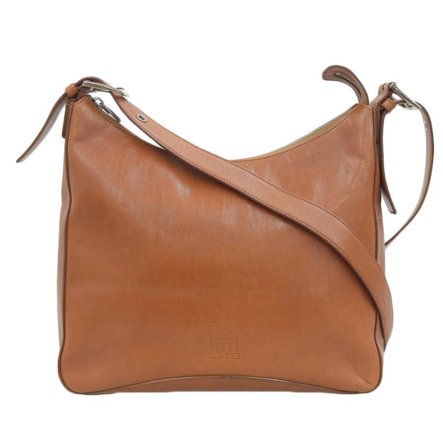 超美品 ヒロフ HIROFU レザー 2way ショルダー クロスボディ