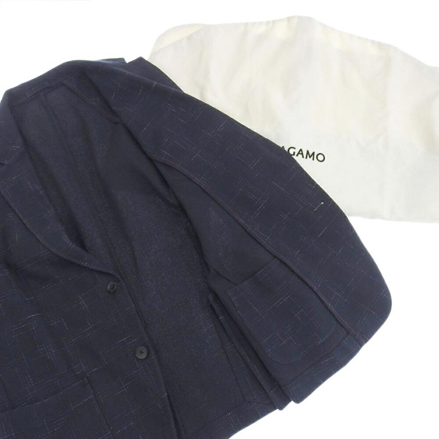 超美品 フェラガモ Ferragamo 2018年商品 ジャガード ピンチェック