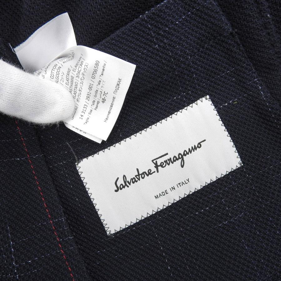 超美品 フェラガモ Ferragamo 2018年商品 ジャガード ピンチェック