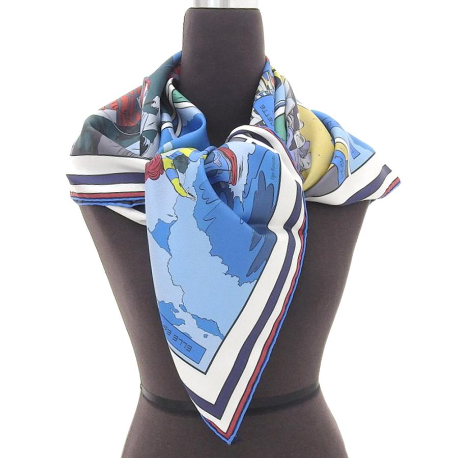 超美品 エルメス HERMES 2022年商品 カレ90 Double Face WOW