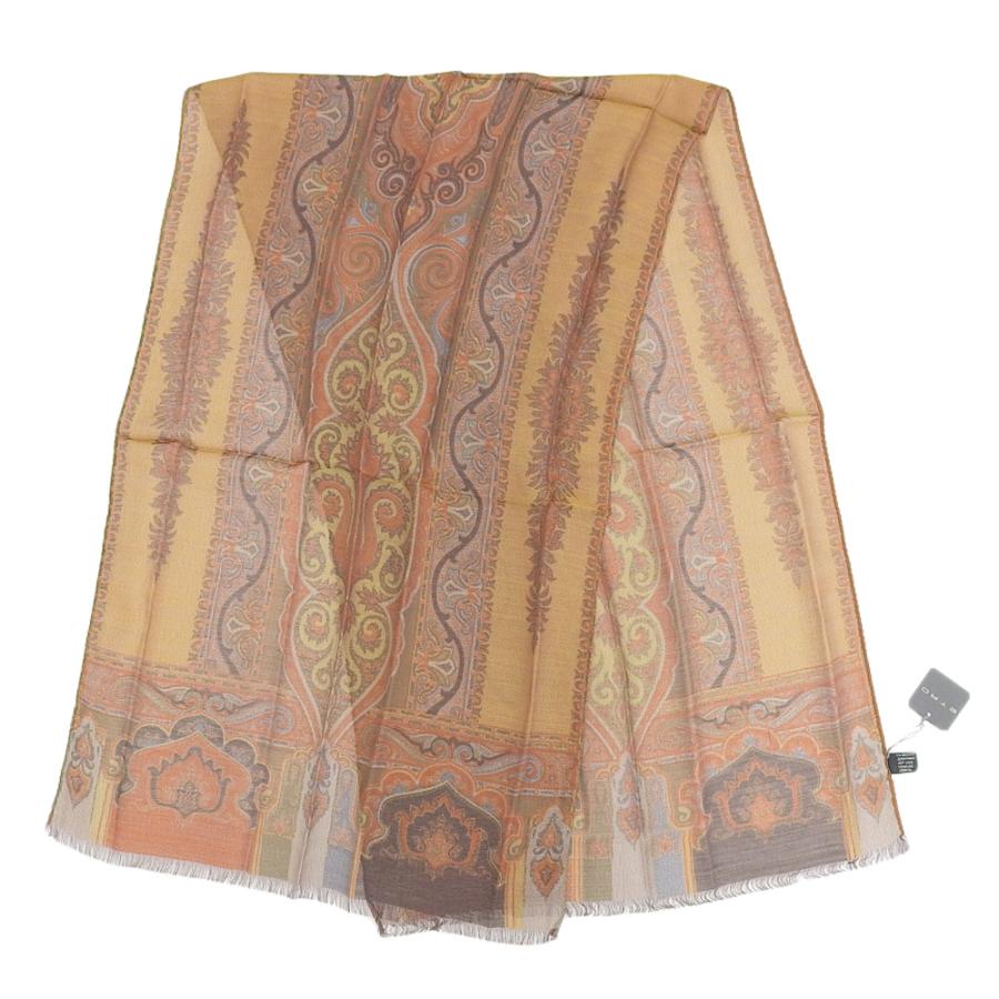 ETRO メンズ 20ss ウールツイード＆絹 チェック ペイズリー ベスト L ETRO メンズ 20ss ウールツイード＆絹 チェック ペイズリー ベスト L