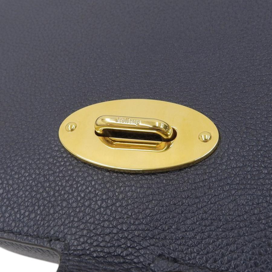 Mulberry（マルベリー） 超美品 現行ロゴ TENBY CHARCOAL MEDIUM 斜め