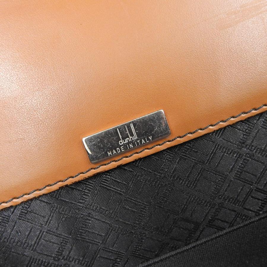 dunhill（ダンヒル） 美品 ブラッシュレザー 2way 斜め掛け ショルダー