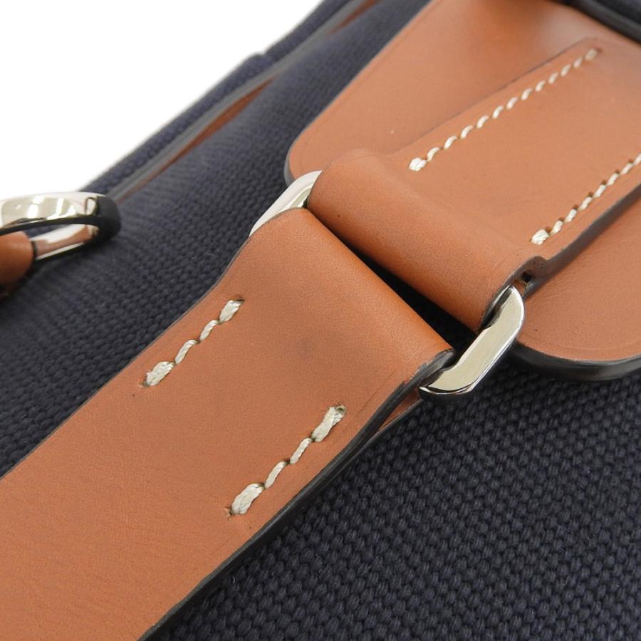 超美品 ジョルジオアルマーニ 2021年 レザー キャンバス 2way スリング