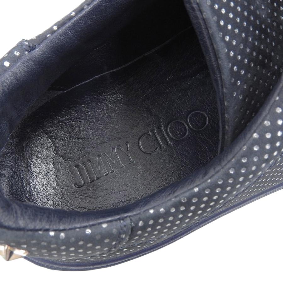 超美品 箱付 ジミーチュウ JIMMY CHOO 現行ロゴ ACE MUX スター