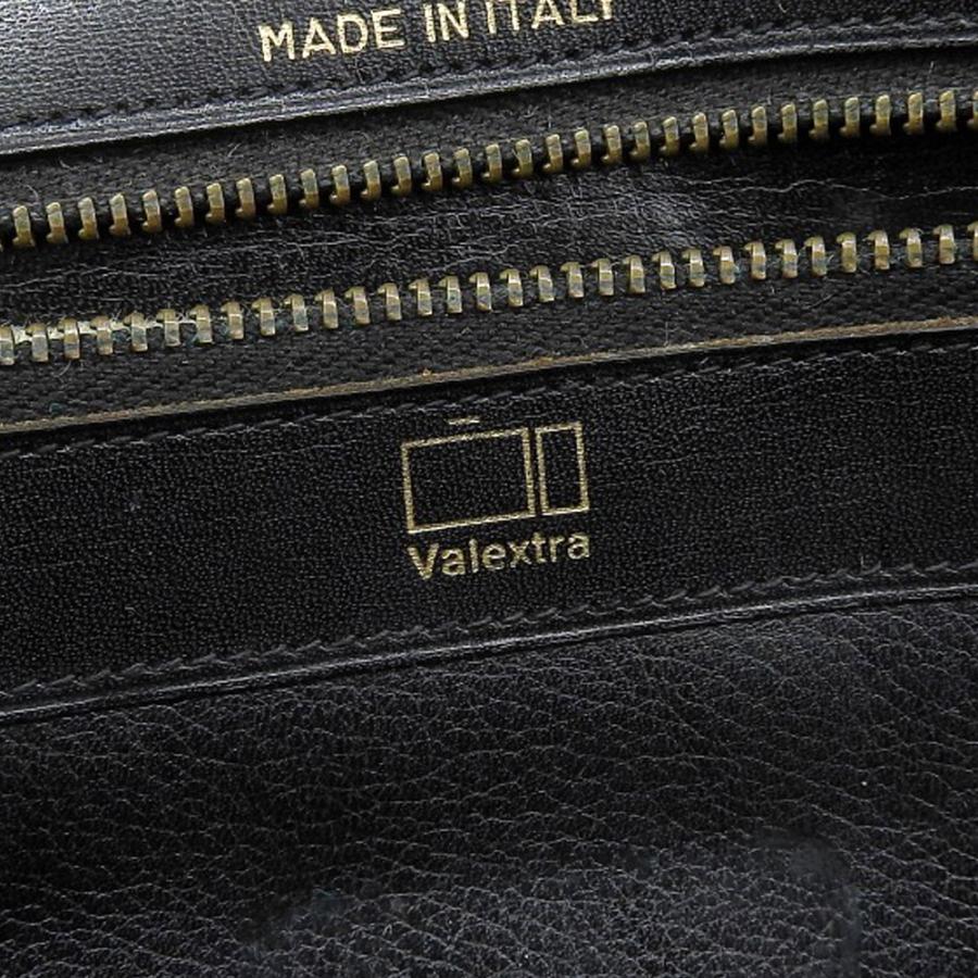 希少★美品 Valextra シャーロックホームズ ビジネスバッグ キー付 黒 Valextra（ヴァレクストラ） 美品 シャーロックホームズロック