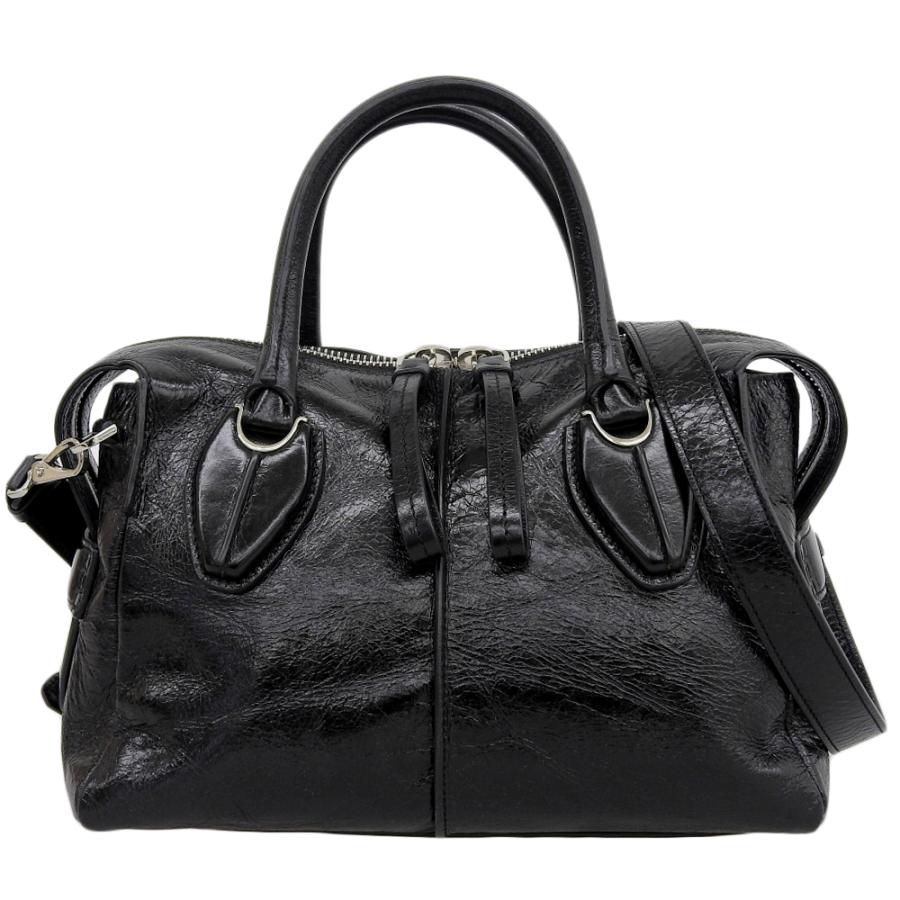 美品‼️TOD'S ショルダーバッグDバッグ2way シルバー金具レザー