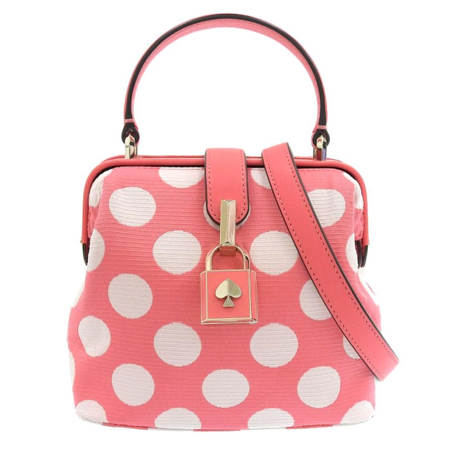 美品 ケイトスペード Kate Spade 2021年商品 レメディ ドット トップハンドル レザー 2way ショルダー クロスボディ ハンド バッグ S 定価46200円 kate spade NEW YORK（ケイト・スペード ニューヨーク） 美品 ケイト