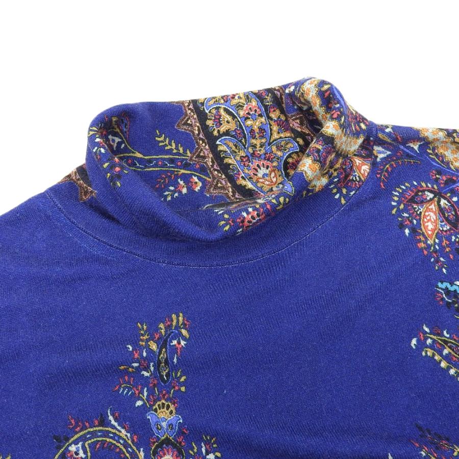 9 エトロ ETRO 花柄 ペイズリー ニット シルク カシミヤ カシミア