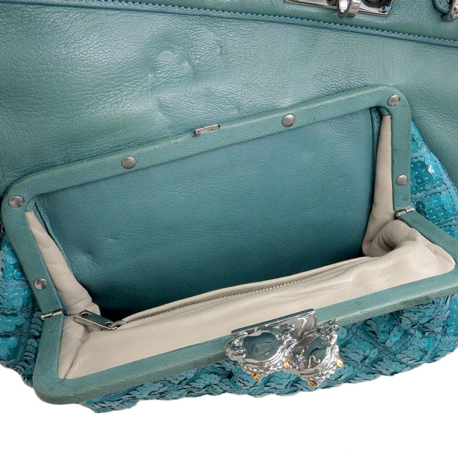 美品 マークジェイコブス MARC JACOBS 2018年 Sequin Small Duffy Frog 