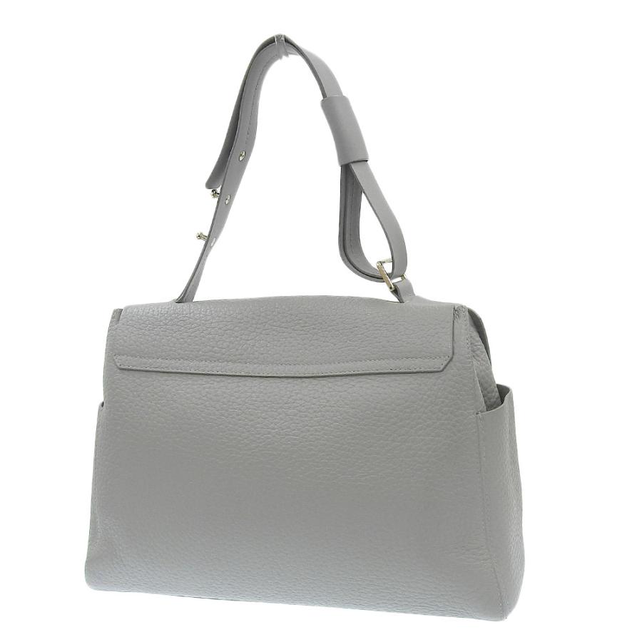 FURLA（フルラ） 超美品 現行ロゴ グレイン レザー 2way ワン 