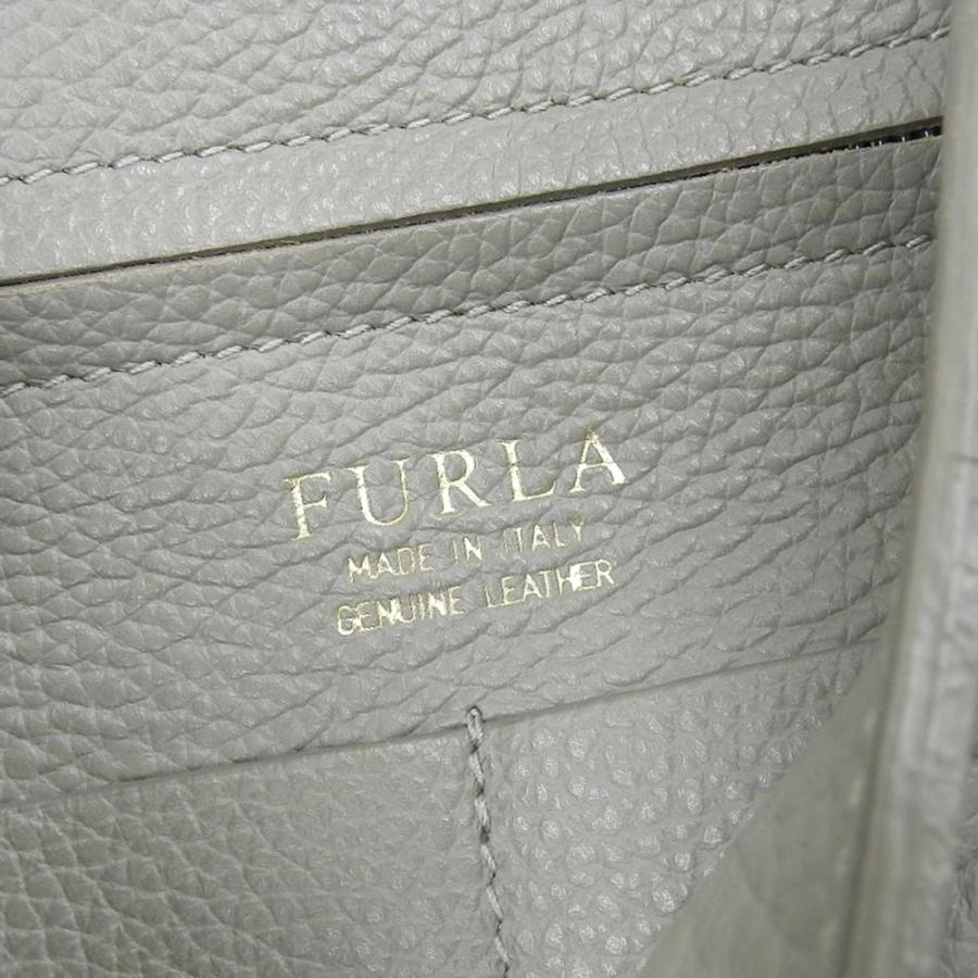 FURLA（フルラ） 超美品 現行ロゴ グレイン レザー 2way ワン 