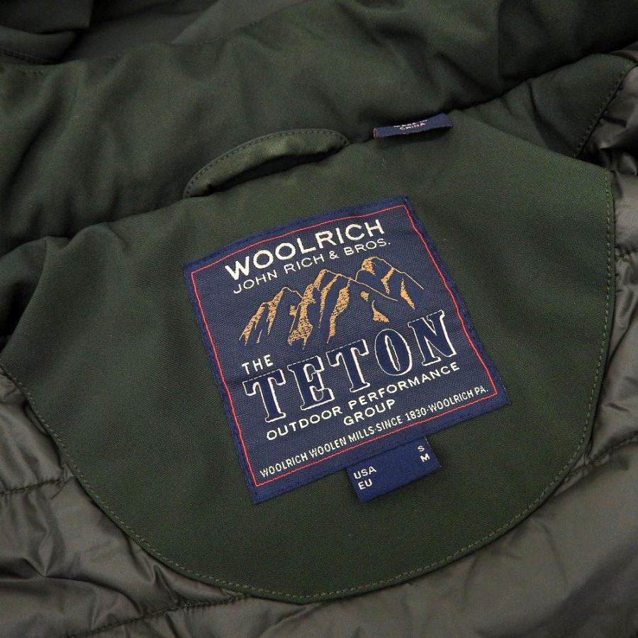 WOOLRICH 超美品 ウールリッチ 現行タグ テトン TETON 止水ファスナー  