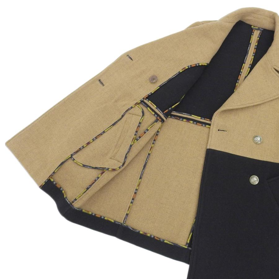 ETRO 超美品 エトロ 現行タグ バイカラー ソフト メルトン ETRO 超美品 エトロ 現行タグ バイカラー ソフト メルトン