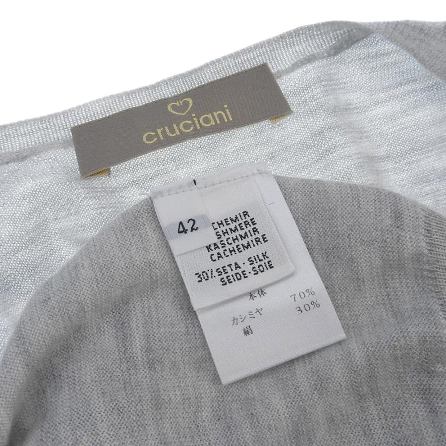 CRUCIANI（クルチアーニ） 超美品 現行タグ カシミアシルク Vネック