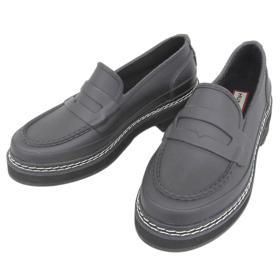 新品　HUNTER 　ハンター リファインドステッチペニーローファー HU1785BW11595_thumb.jpg