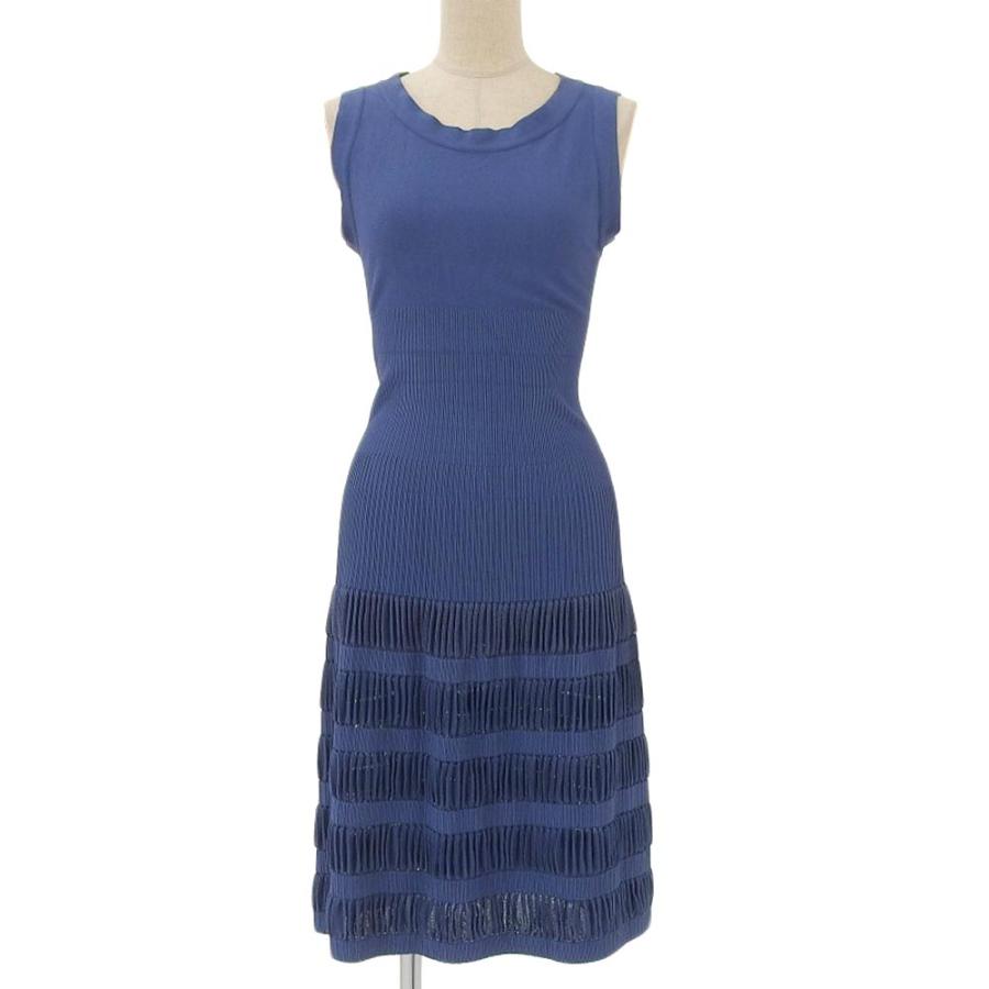 ALAIA（アライア） 超美品 現行タグ シルク & ヴィスコース ストレッチ 