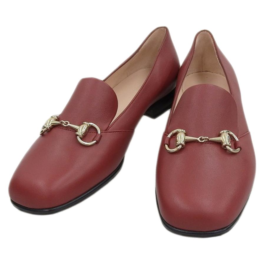 GUCCI 箱付未使用 グッチ 2018年商 ホースビット レザー ローファー  