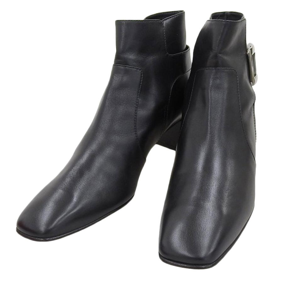 ロジェヴィヴィエ Roger Vivier メタルバックルスエードアンクルブーツ Roger Vivier（ロジェヴィヴィエ） 箱付未使用 Roger Vivier 2023年