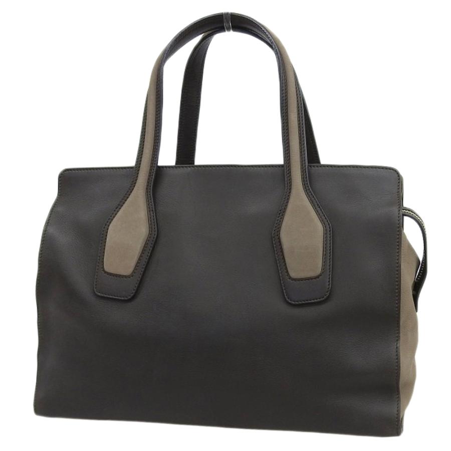 美品 トッズ 2018年 Ava Leder アヴァ バイカラー ヌバック & レザー 2way ショルダー トート ハンドバッグ トートバッグ レディース アンハサウェイ着_1