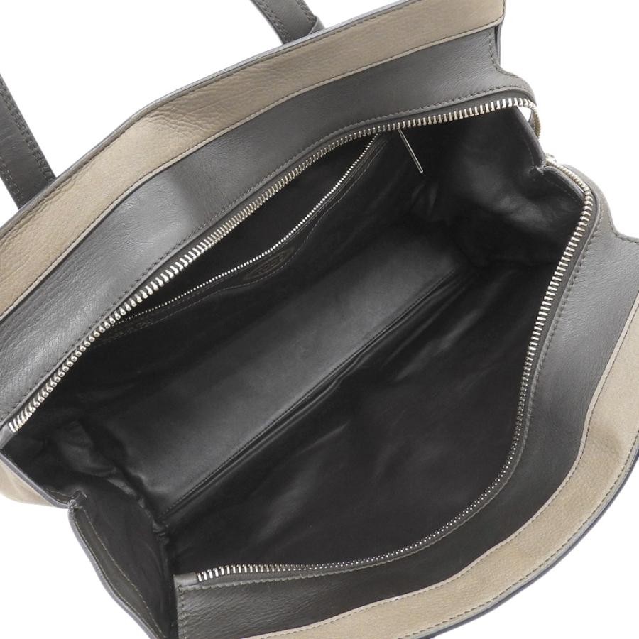 美品 トッズ 2018年 Ava Leder アヴァ バイカラー ヌバック & レザー 2way ショルダー トート ハンドバッグ トートバッグ レディース アンハサウェイ着_6