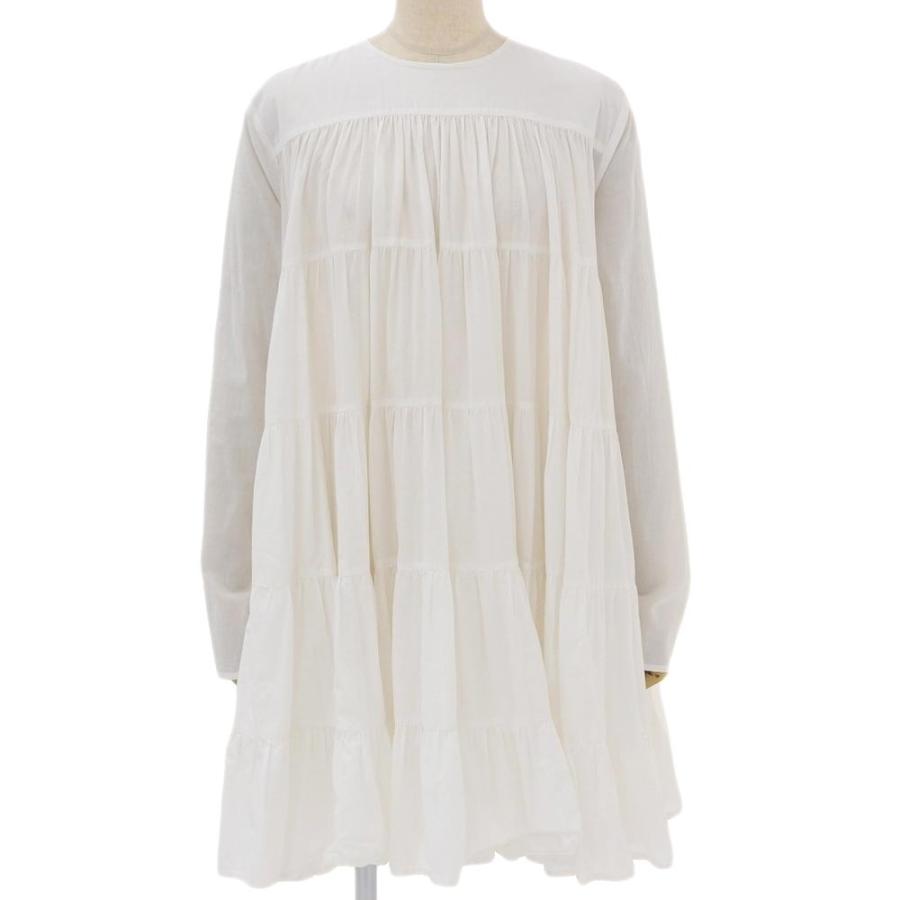 美品 マーレット Merlette 2021年 C15N17 SOLIMAN ティアード ドレス  