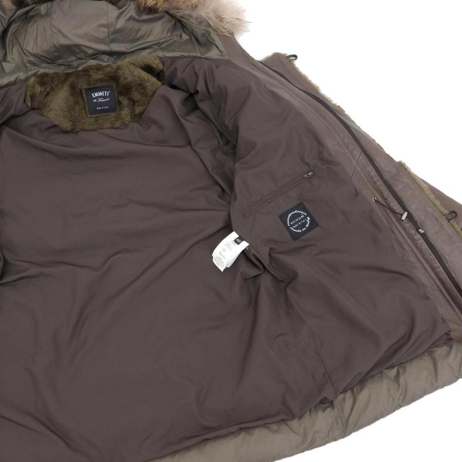 美品】EMMETI ラムレザー ライダース ミリタリー ファー付き 【公式通販】