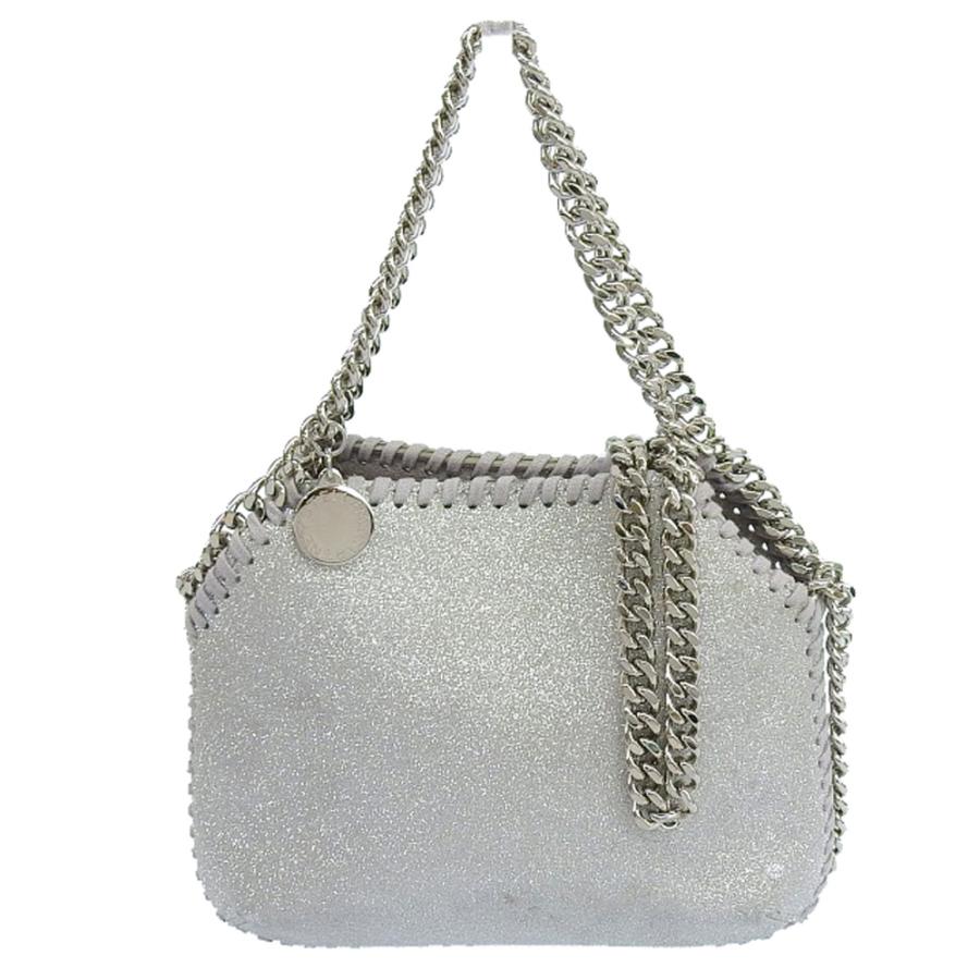 超美品 ステラマッカートニー Stella McCartney 2020年商品 700109 ミニ ファベラ ラメグリッター 2way チェーン ショルダー クロスボディバッグ レディース 超美品 ステラマッカートニー Stella McCartney 2020年商品 700109
