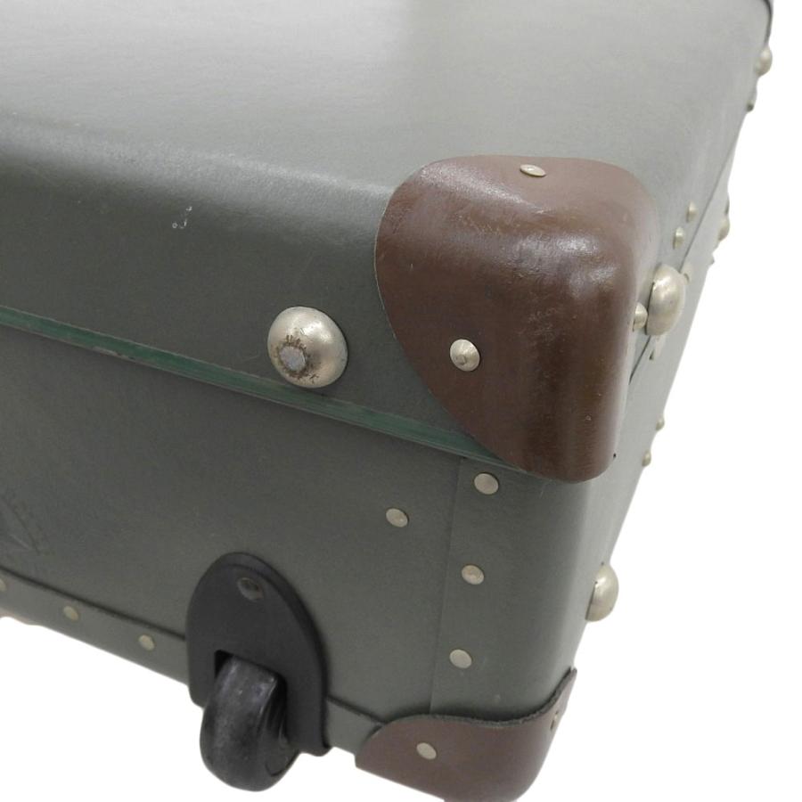 グローブトロッター ヴァルカンファイバー レザー キャリーケース ベージュ 20 GLOBE-TROTTER（グローブトロッター） 美品 レザー ヴァルカン