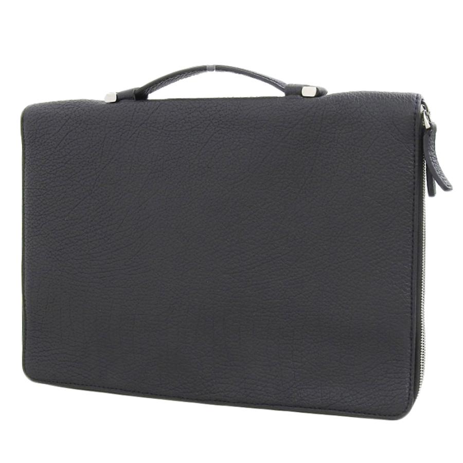 美品 ジョルジオアルマーニ GIORGIO ARMANI 現行タグ グレインレザー