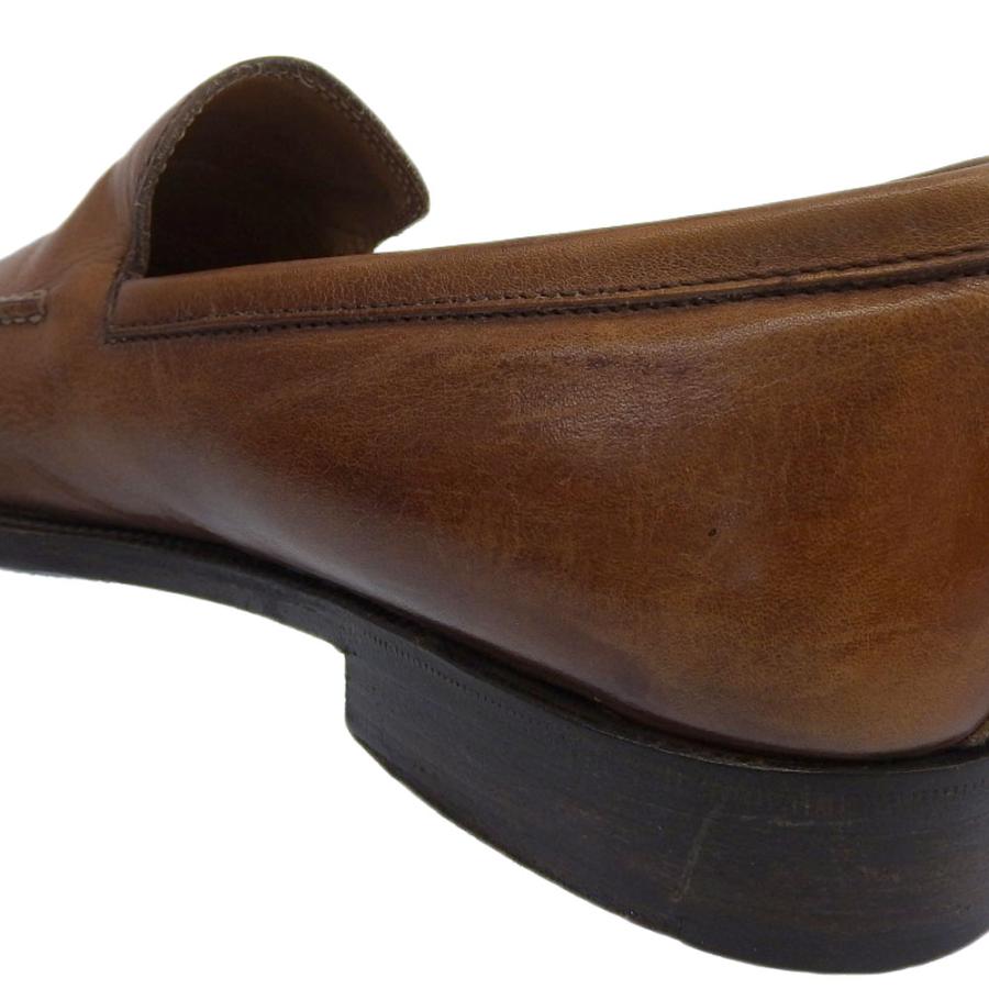 超美品 ストールマンテラッシ SUTOR MANTELLASSI ヴィンテージ タグ Uチップ レザー ローファー 40 25‐25.5cm メンズ_5