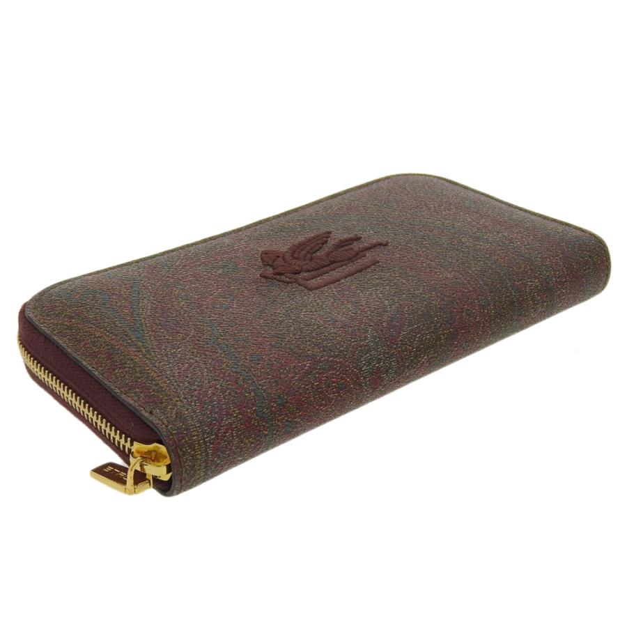 ETRO 超美品 エトロ 現行タグ ペガサス 刺繍 ペイズリー レザー  