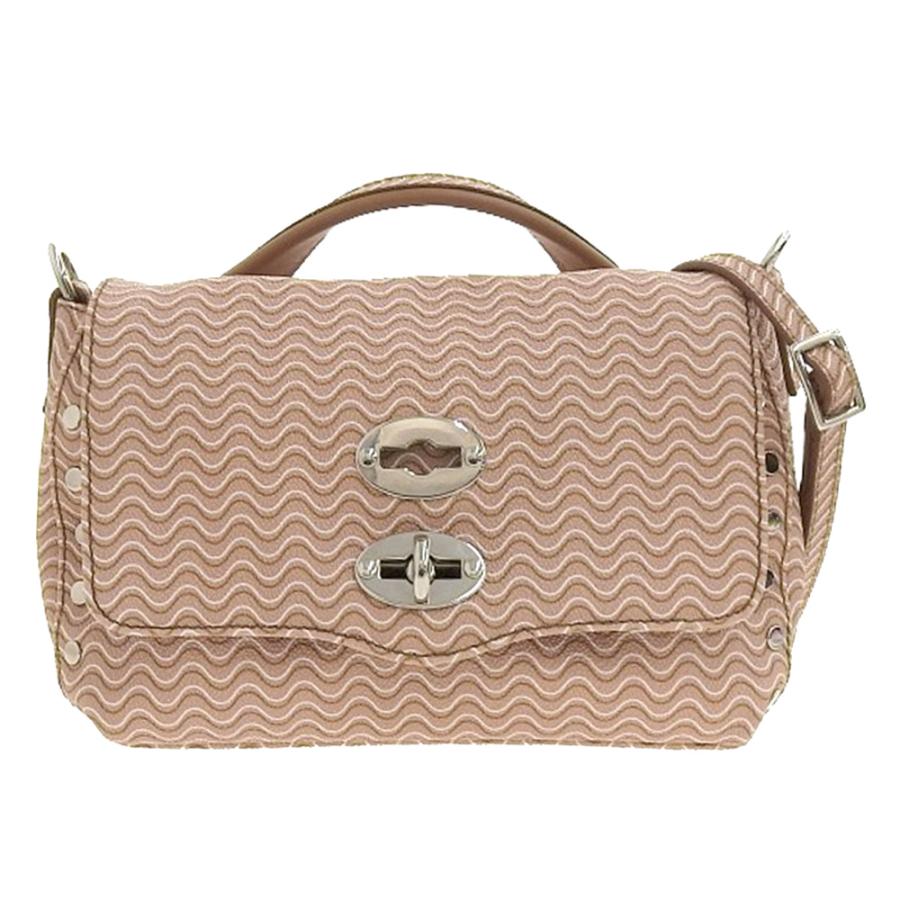 超美品 ザネラート ZANELLATO POSTINA BABY ポスティーナ レザー 2way ショルダー クロスボディ ハンドバッグ ウェーブベージュ 定価52800円 超美品 ザネラート ZANELLATO POSTINA BABY ポスティーナ レザー 2way