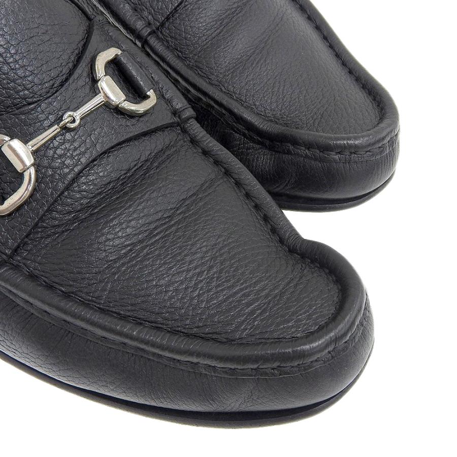 グッチ　ホースビットローファー　レザー　ブラック　367762 6.5サイズ GUCCI（グッチ） 箱付美品 GUCCI 2014年 367762 グレインレザー ホース