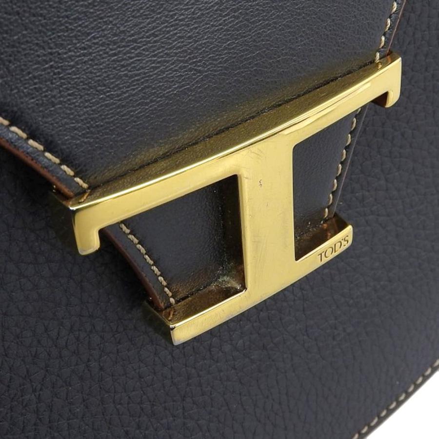 タグ付超美品 トッズ TOD'S 現行タグ Tタイムレス ゴールドT金具