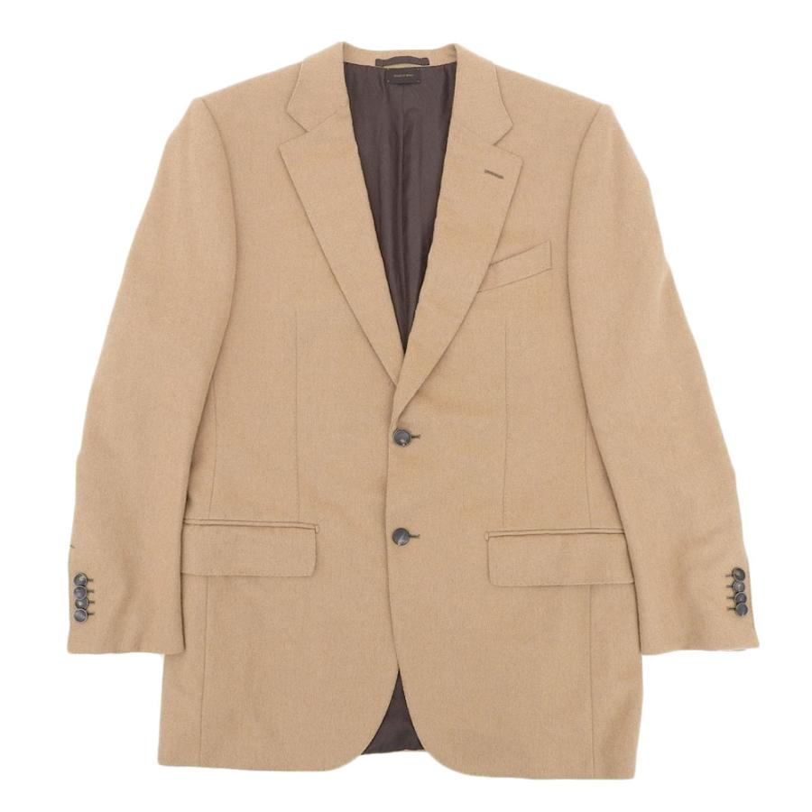 エルメネジルドゼニア キャメル テーラードジャケット 2B ビキューナ混 超美品 エルメネジルドゼニア Ermenegildo Zegna 現行タグ COUTURE