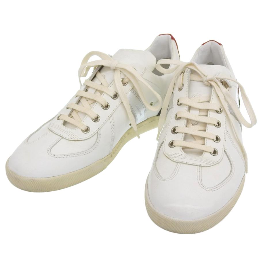 美品DIOR HOMME ディオールオムメンズスニーカーホワイト