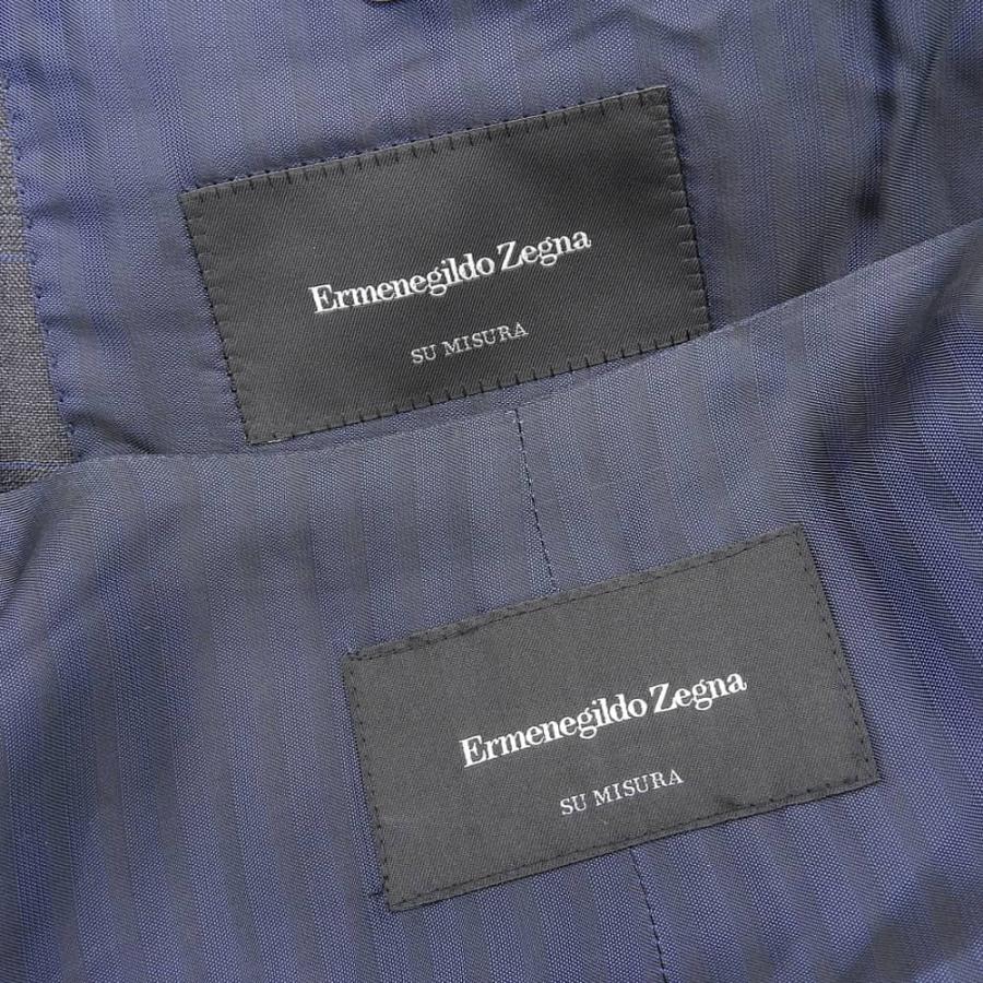 超美品 エルメネジルドゼニア Ermenegildo Zegna 現行黒タグ SU MISURA