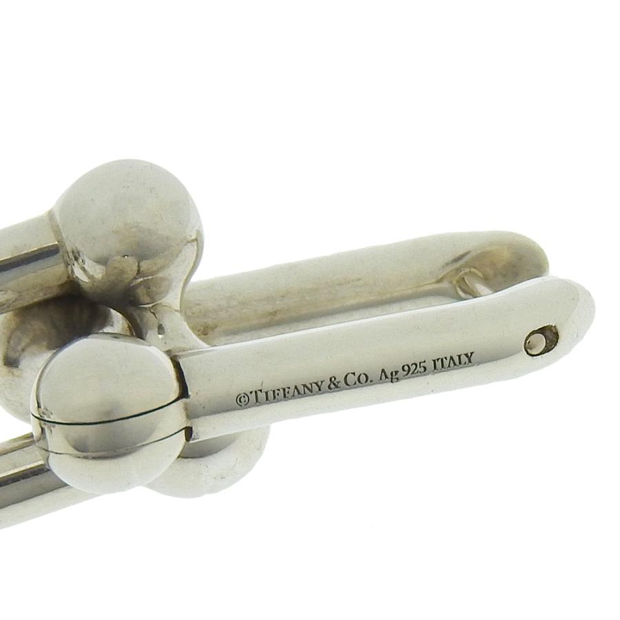 極美品 ティファニー ハードウェア グラジュエイテッド 片耳 ピアス シルバー TIFFANY&Co.◇ハードウェア/グラジュエイテッド/ピアス/SV925/SLV