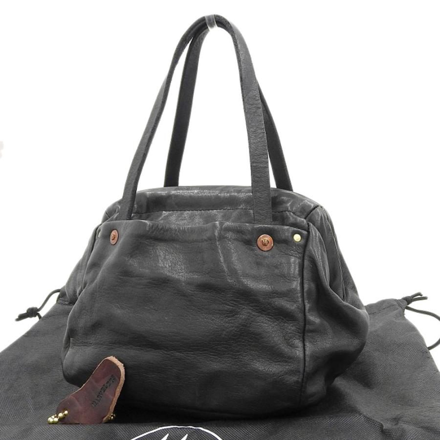 超美品 マーヴェレッツ 2023年 JENI CHARCOAL BLACK レザー ボストン 