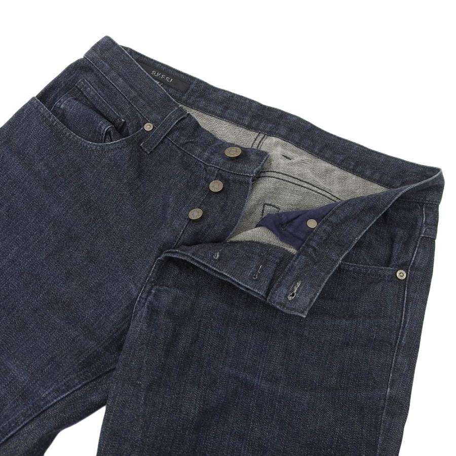 GUCCI（グッチ） 超美品 GUCCI 337613 インディゴデニム ブラック 
