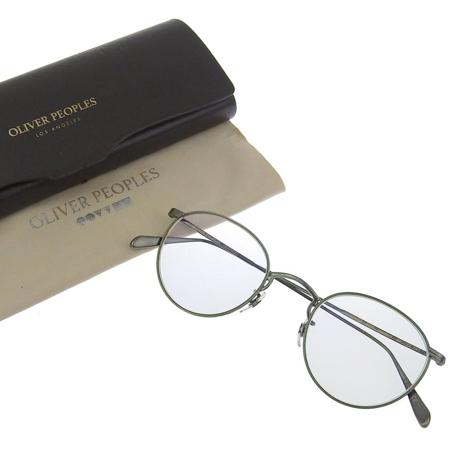 OLIVER PEOPLES メガネ Hartfordメタルフレームクリアレンズ 【公式通販】