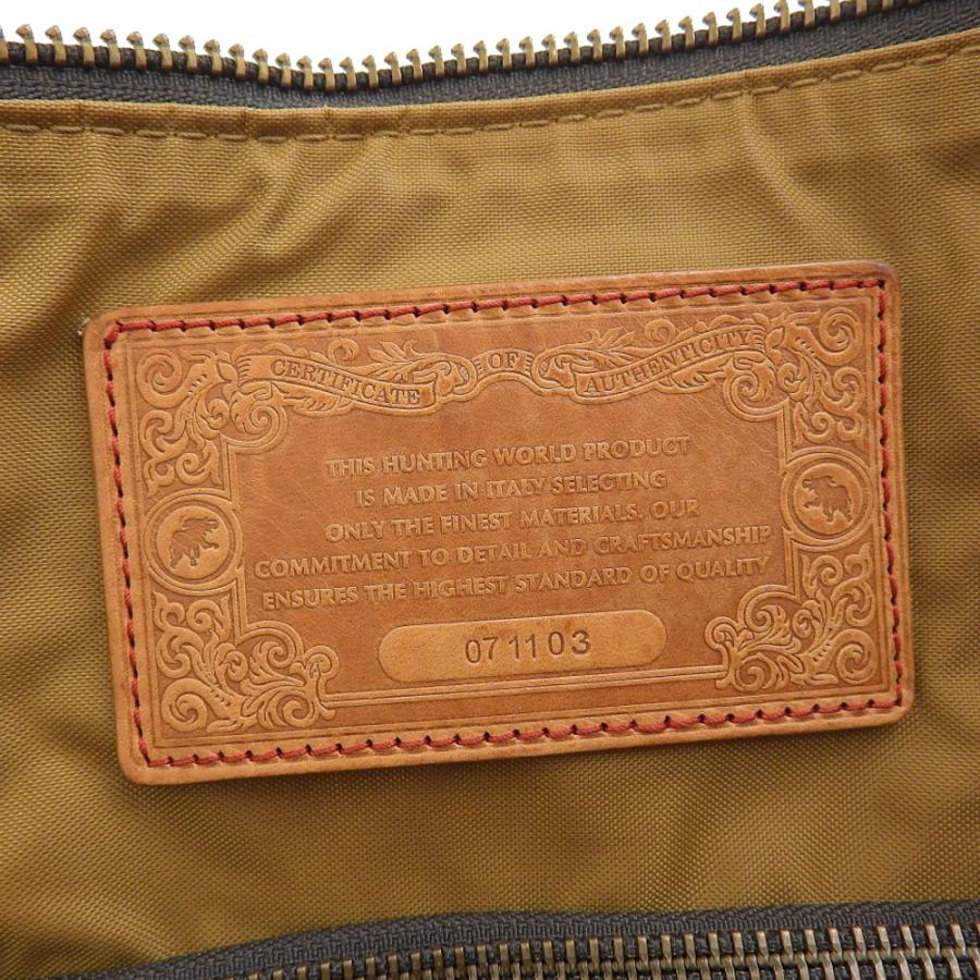 超美品 ハンティングワールド 2011年商品 BJA3900 オールレザー 2way