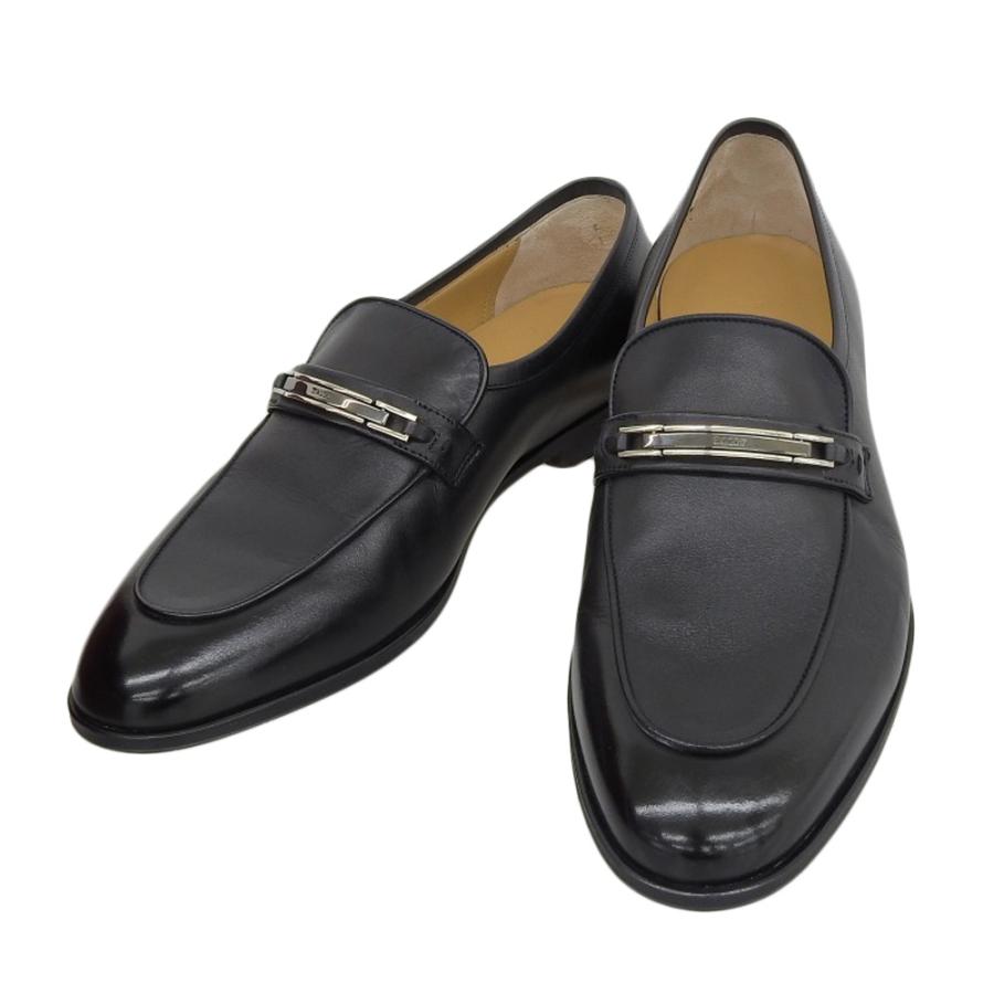 Bally（バリー） 箱付超美品 現行ロゴ 半カラス レザーソール ロゴ