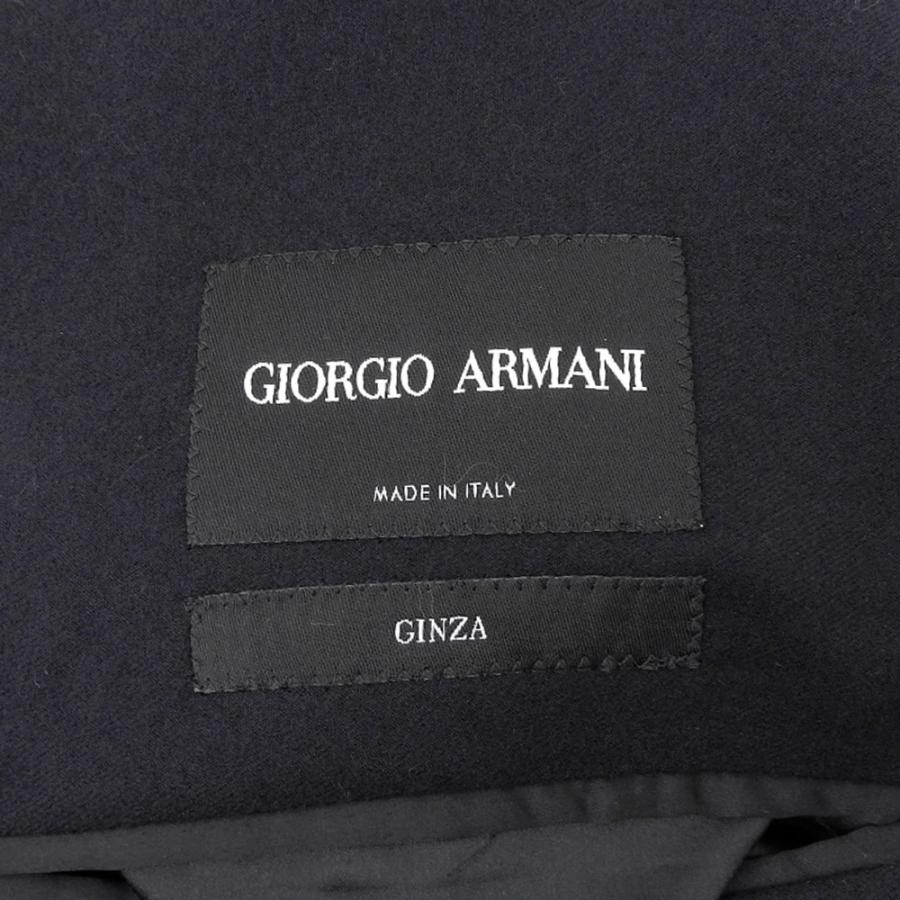 超美品 ジョルジオアルマーニ GIORGIO ARMANI 現行黒タグ GINZA ウール 