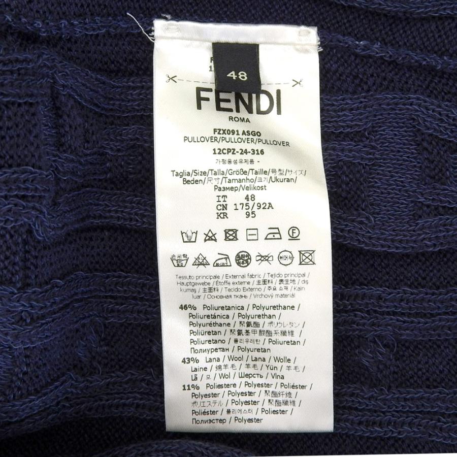 FENDI（フェンディ） 超美品 FENDI 2024年商品 サマーウール ズッカ柄