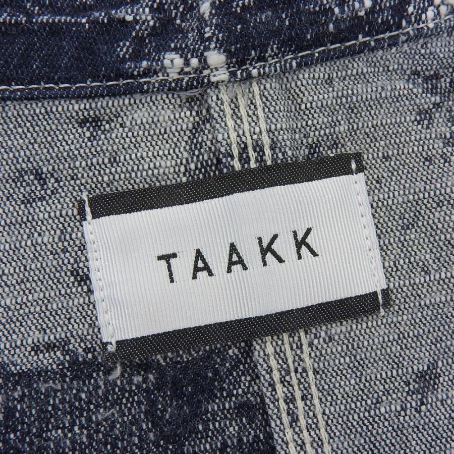 t*a様 値下げ　美品ターク TAAKK TA18SS-JKO22 デニムチェス 超美品 ターク TAAKK 2018年商品 TA18SS-JK022 迷彩柄 4つポケット