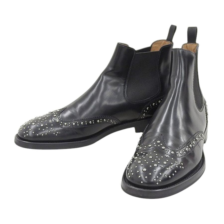 38 Church's KETSBY サイドゴア ショートブーツ 黒 チャーチ